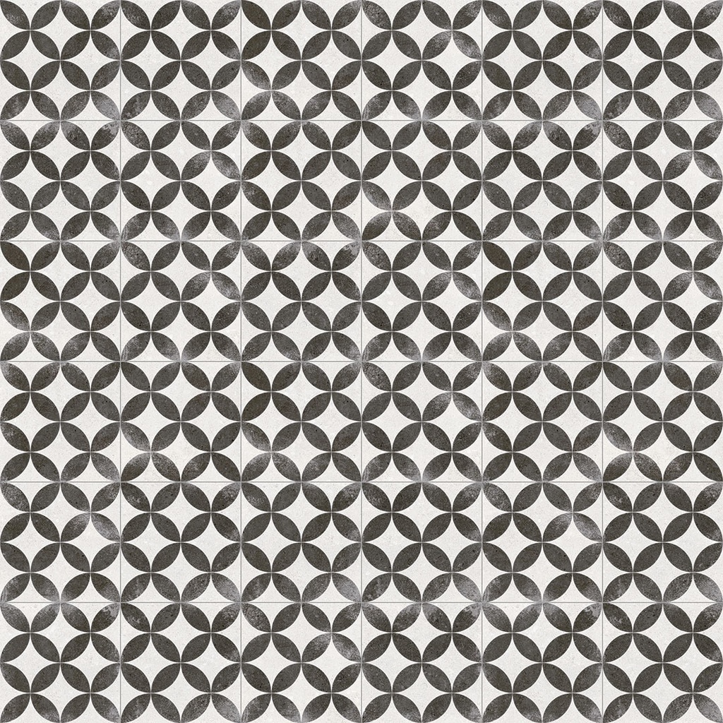 Porcelanato Kerala Negro Mate 20x20 cm
