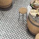 Porcelanato Kerala Negro Mate 20x20 cm