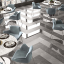 Porcelanato Sensi Pietra Grey Sable Mate Rectificado 30x120 cm