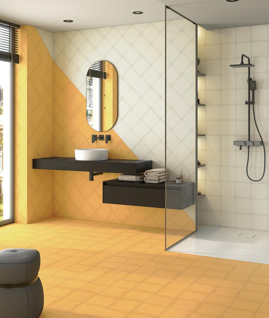 Gres Porcelanico 1900 Amarillo 20X20CMS 1CJ=1m2 