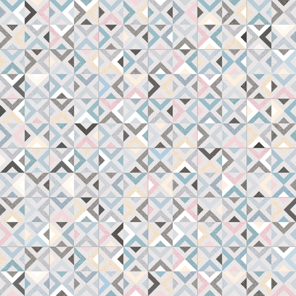 Gres Porcelánico Brenta Multicolor Mate 20x20 cm