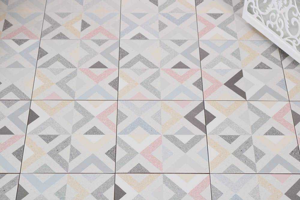 Gres Porcelánico Brenta Multicolor Mate 20x20 cm
