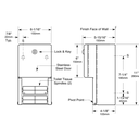 Dispensador de Papel Doble TTD-5 Niquel