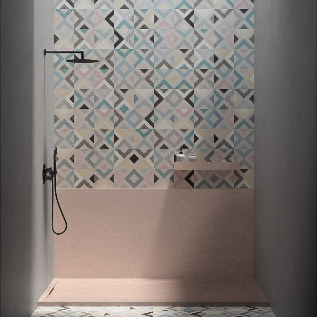 Gres Porcelánico Brenta Multicolor Mate 20x20 cm