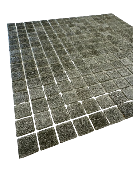 Mosaico De Vidrio En Malla BALI.03 Grey 20x20mm