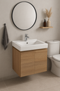 Mueble Vanitorio Loza Grey 2 Puertas