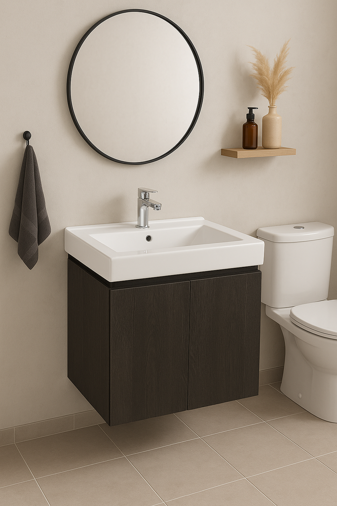 Mueble Suspendido Sofía Espresso Mate 60 cm 2 Puertas