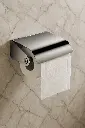 Portarrollo Con Tapa Cubic Cromo