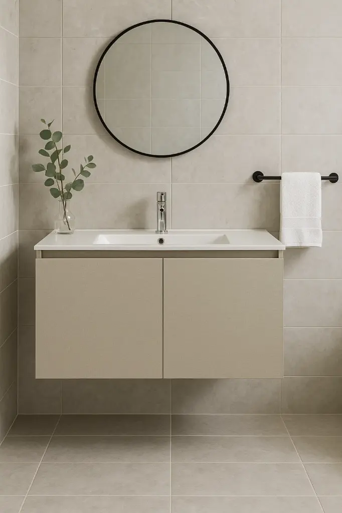 Mueble Suspendido Sofía Seda Giorno Mate 100 cm 2 Puertas