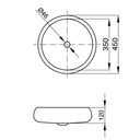 Lavamanos Bette Craft 450X120MM Raven