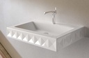 Lavamanos a Muro BetteLoft Ornament 825x525x125mm Bco