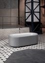 Tina BetteLux Oval Couture 180x80x45 cm Manhattan Revestimiento Elephant
