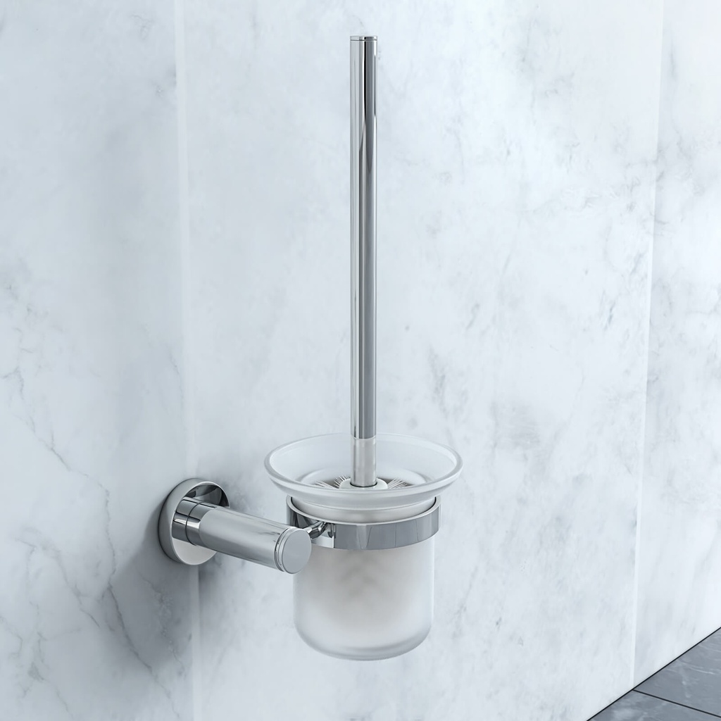 Portaescobilla D-Code Cromado