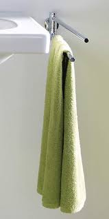 Toallero Horquilla D-Code Móvil Cromado 40 Cm