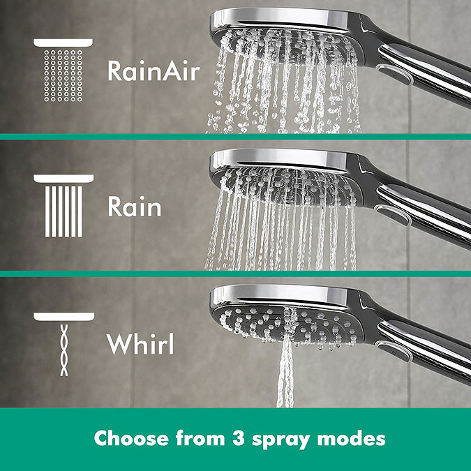 Ducha de Mano Raindance Select E 120 Tres Funciones Cromo