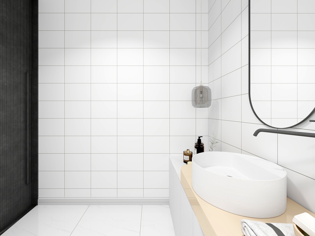 Cerámica Blanco Brillo 30x60 Cm 8 mm