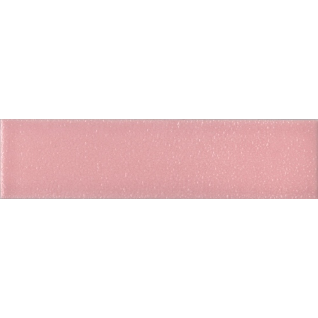 Cerámica Craquele Rosa Brillante 6,5x25,6 Cm