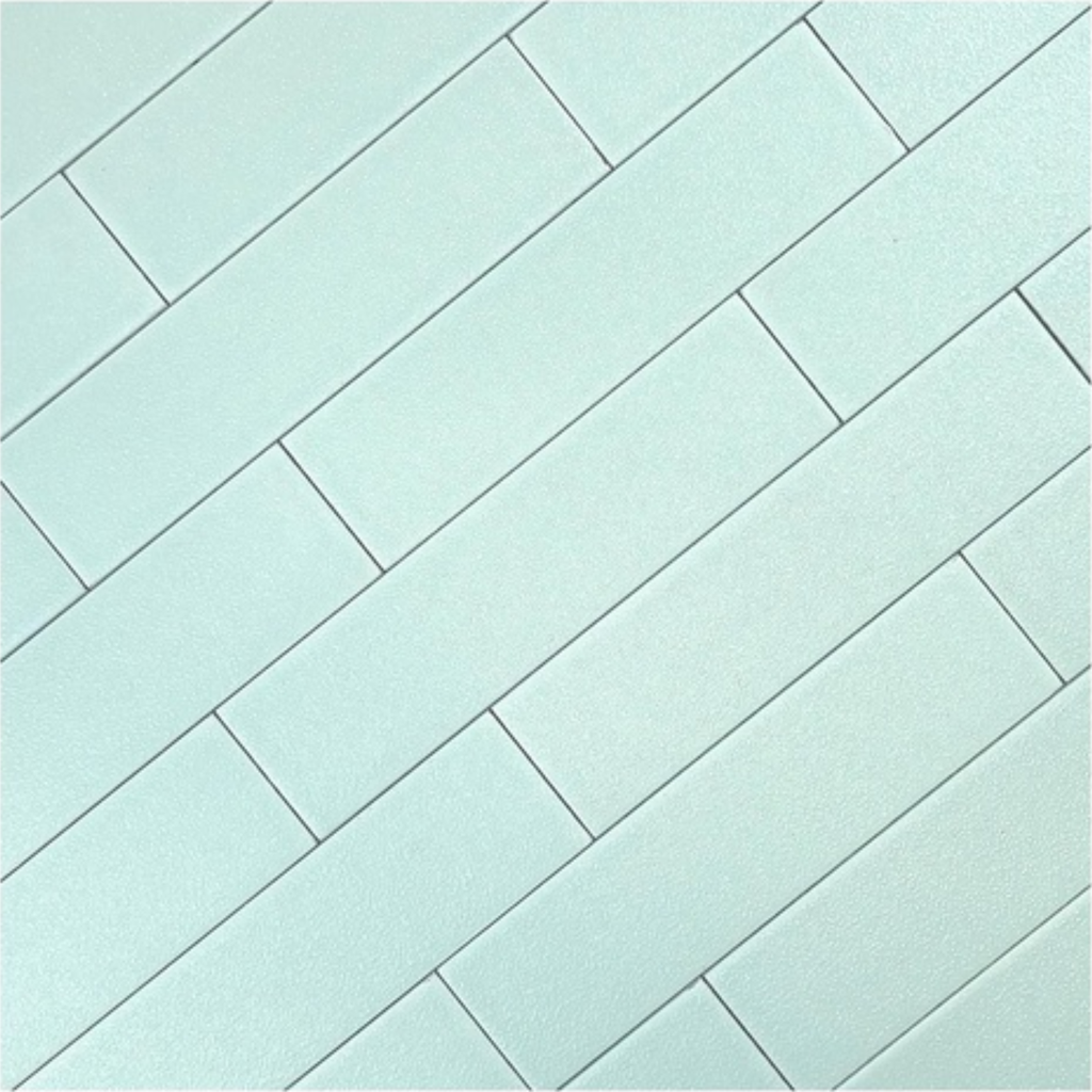 Cerámica Craquele Verde Brillante 6,5x25,6 cm