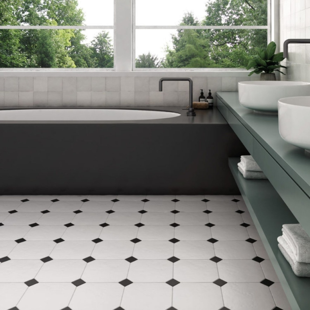Gres Porcelanico Vodevil Taco Dome Antracita Mate 4x4 cm