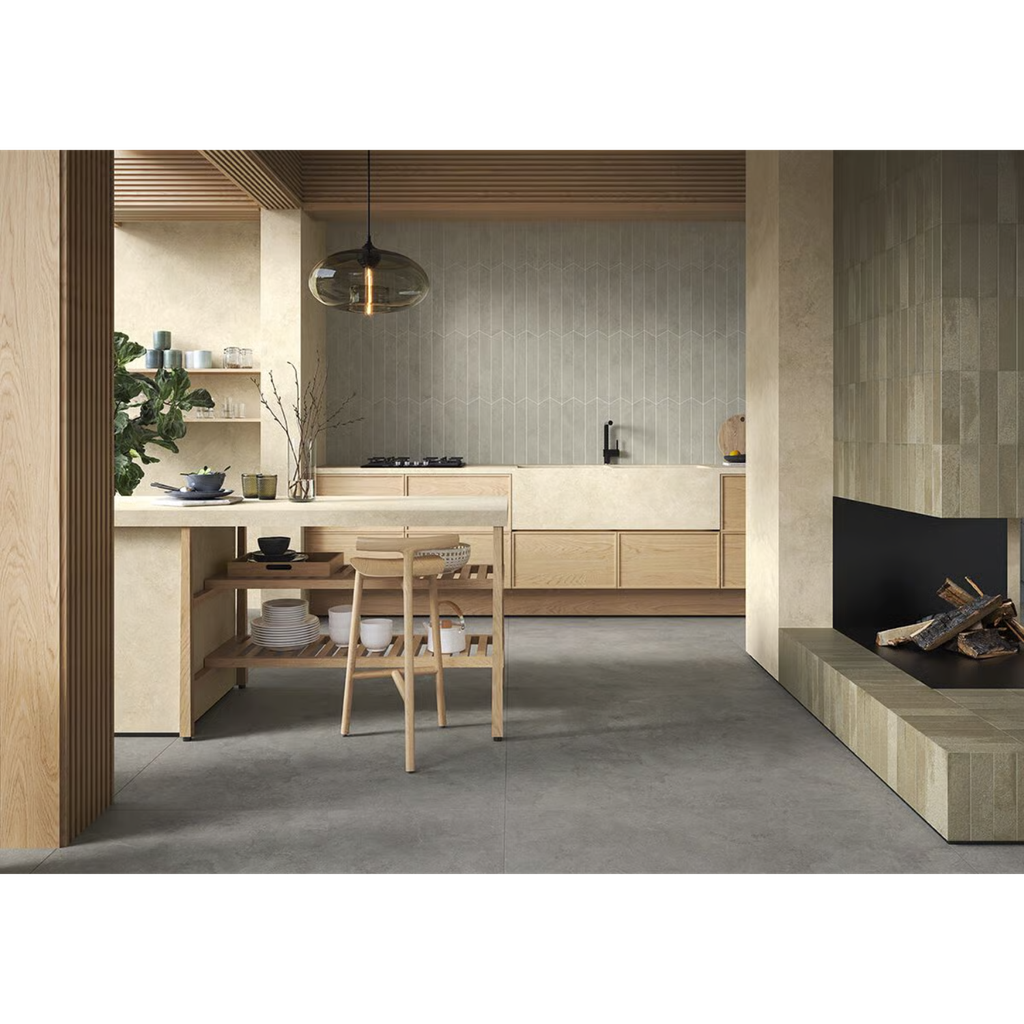 Porcelanato Arkigeo Cenere Antideslizante Rectificado 60x120cm