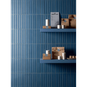 Porcelanato Miniature Rima Indigo Brillante 6x24cm