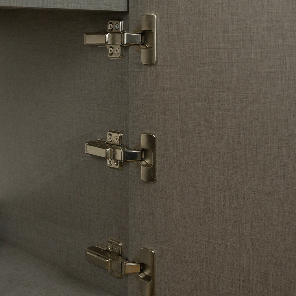Mueble Vanitorio Suspendido 120 cm Seda Notte Con Cubierta Single