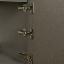 Mueble Vanitorio Suspendido 120 cm Seda Notte Con Cubierta Single