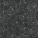 Porcelanato Scultorea Dark Diamond Mate Rectificado Hexagonal 25x21,6cm