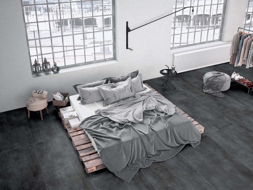 Porcelanato Smot Anthracite Mate Rectificado 60x120cm