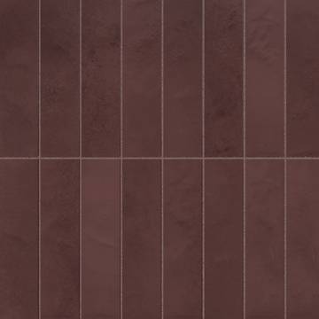 Porcelanato Miniature Cera Amaranto Jam Mate 6x24cm