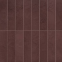 Porcelanato Miniature Cera Amaranto Jam Mate 6x24cm