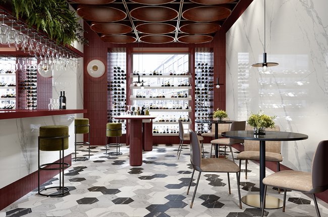 Porcelanato Miniature Cera Amaranto Jam Mate 6x24cm