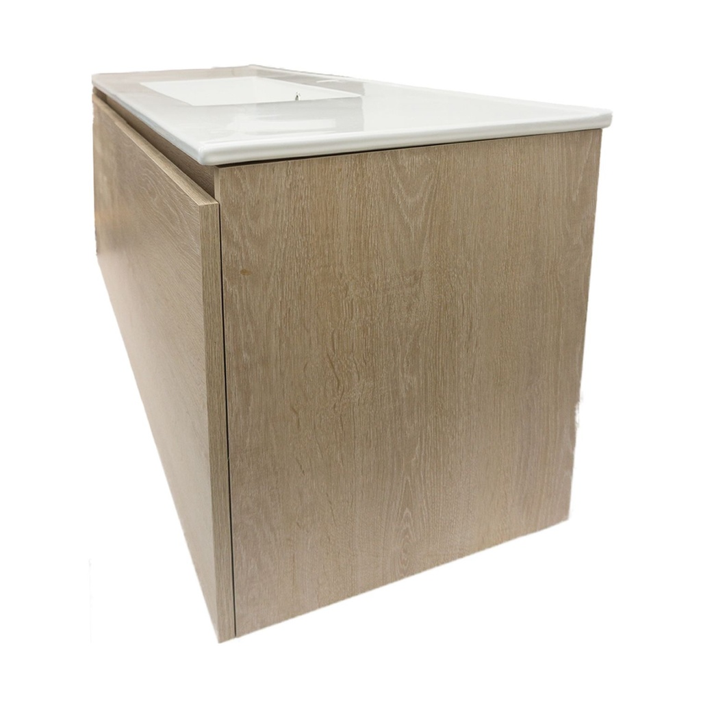 Mueble Suspendido Sofía Roble Provenzal Mate 120 cm 2 Puertas Single