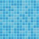 Mosaico De Vidrio En Malla Niebla Caribe Brillante 33,33x33,33 cm