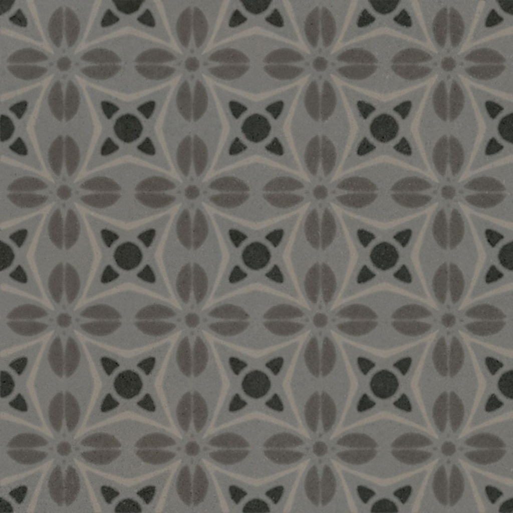 Gres Porcelanico 1900 Tassel Grafito Mate 20x20 cm