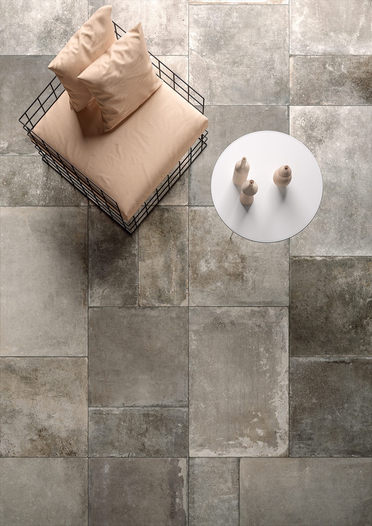 Porcelanato Montpellier Cenere Mate Rectificado 60,4x60,4 cm