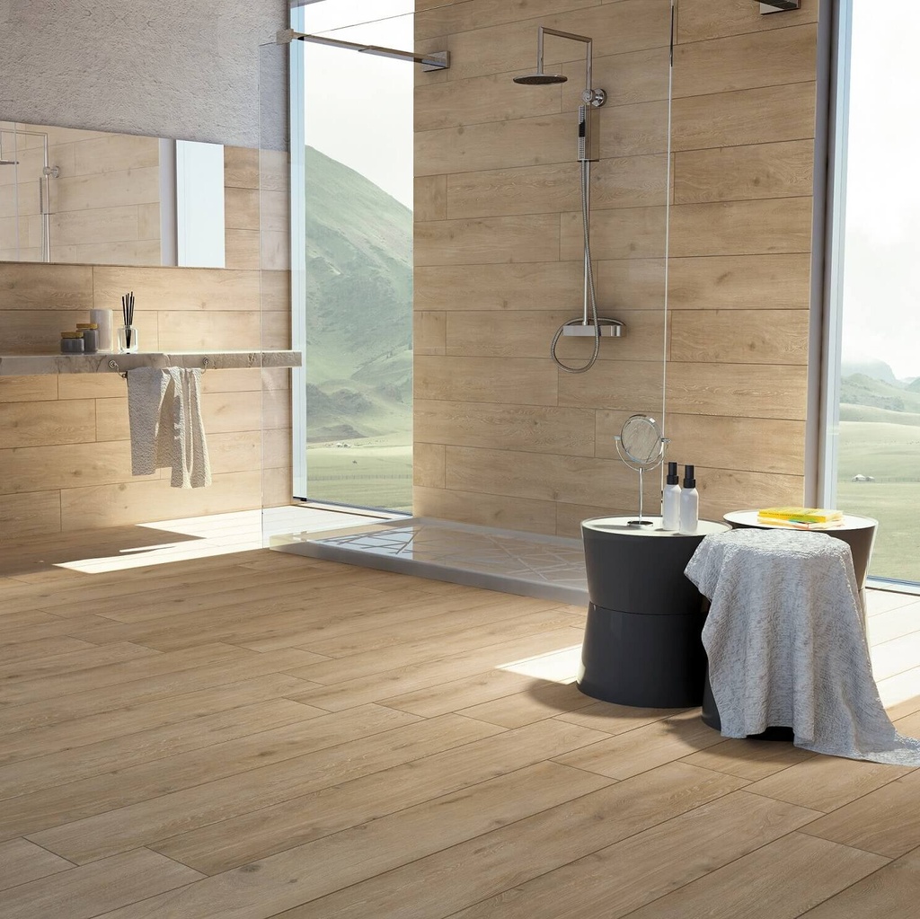 Porcelanato Decapé Miele Mate Rectificado 20,2x122,2 cm