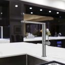 Grifería de Lavaplatos Kitchen Caño Alto de 31,2 cm Níquel