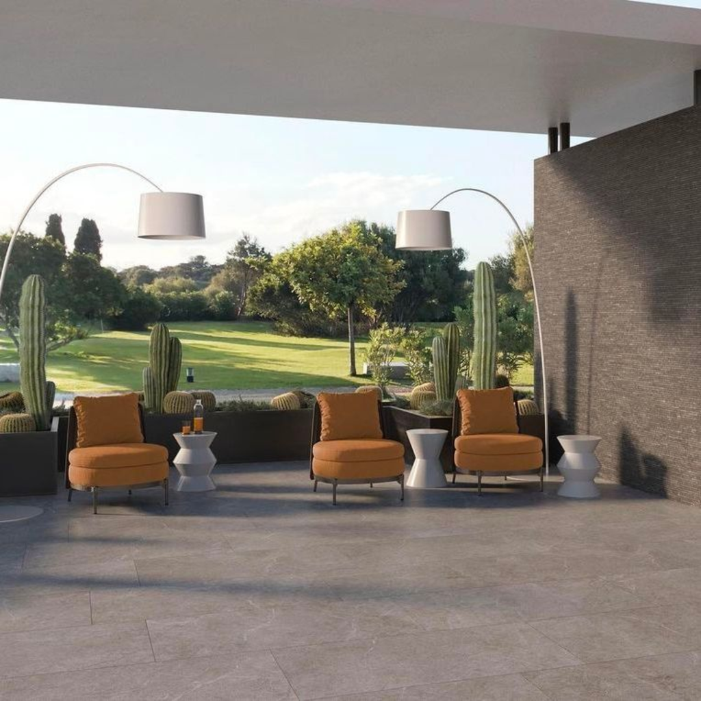 Porcelanato Holystone Grey Antideslizante 30,8x61,5 cm