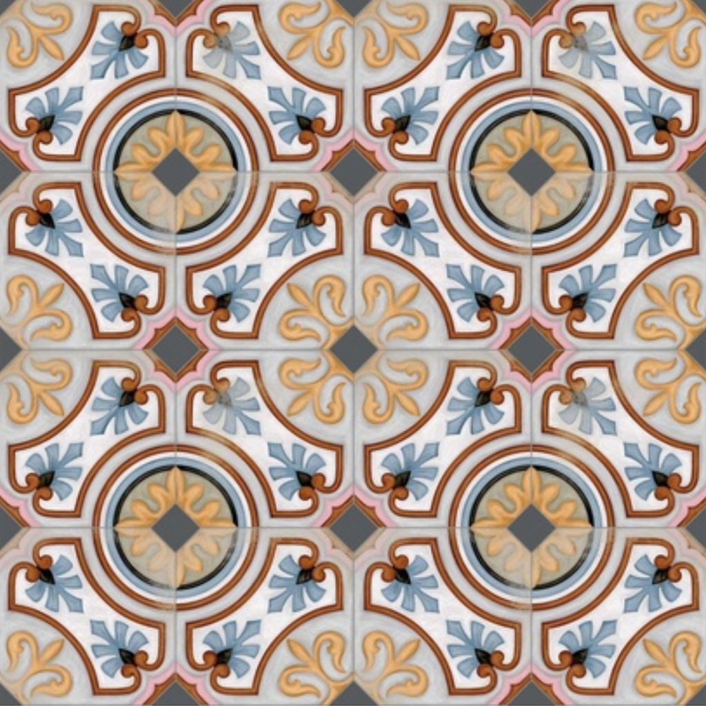 Porcelanato Diglas Multicolor Mate 20x20 cm