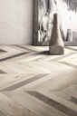 Porcelanato Chevronchic White Mate Rectificado 7,8x61 cm