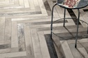 Porcelanato Chevronchic White Mate Rectificado 7,8x61 cm