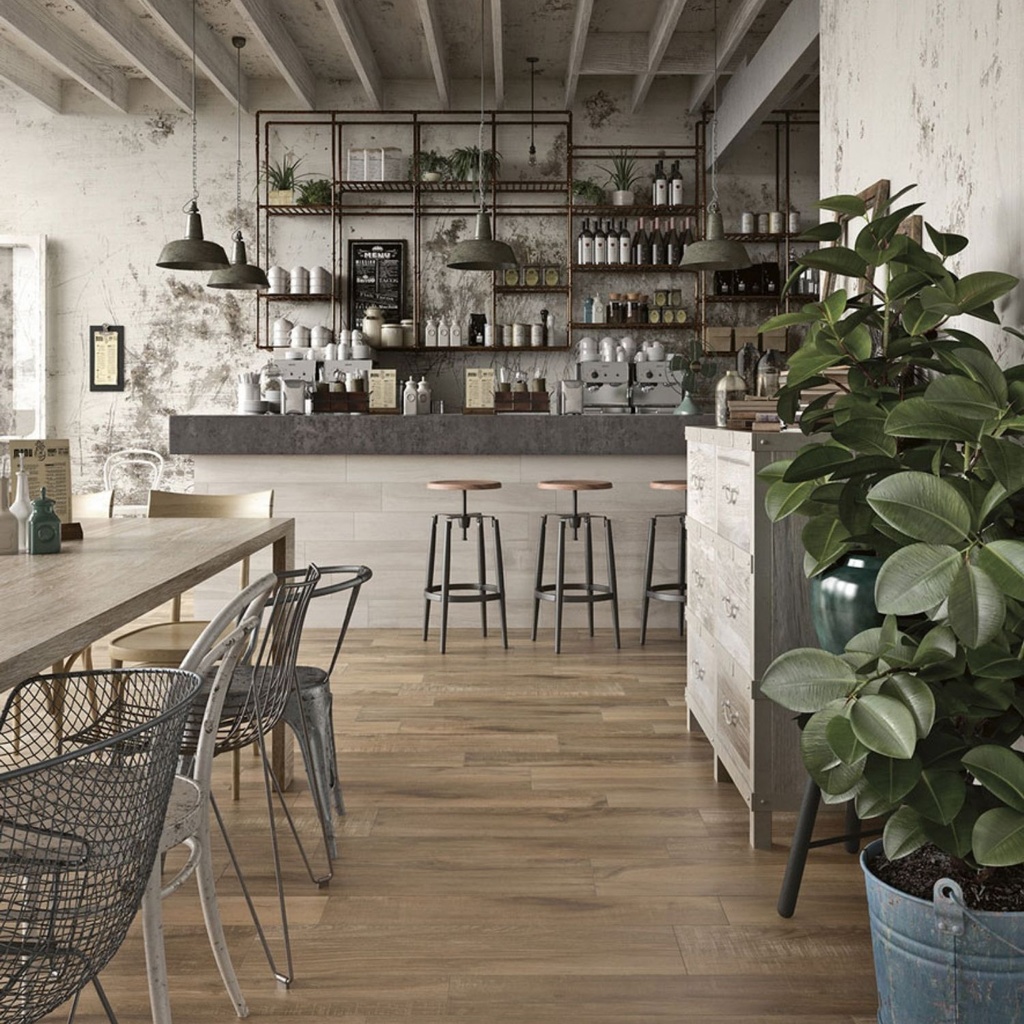 Porcelanato North Wind Melange Mate Rectificado 15x90 cm
