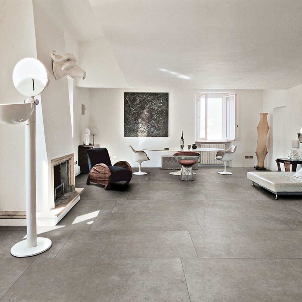 Porcelanato Grey Soul Dark Mate Rectificado 61x122,2 cm