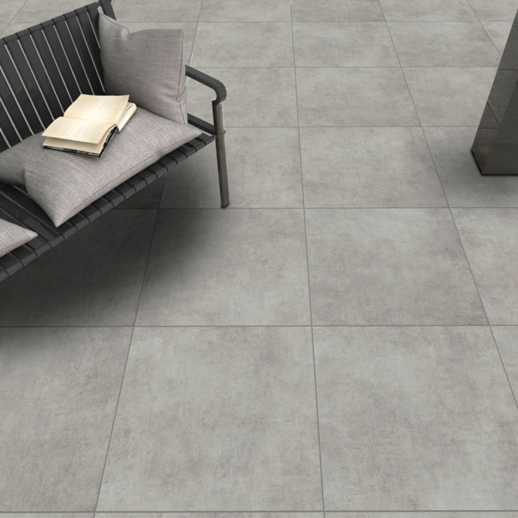 Porcelanato Beton Gris Mate Rectificado 61x61 cm