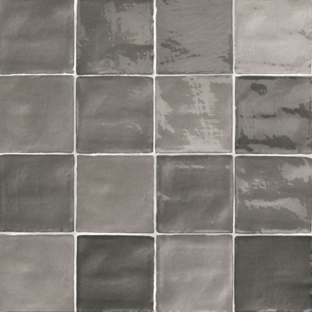 Porcelanato Stow Mix Grey Brillante 10x10 cm