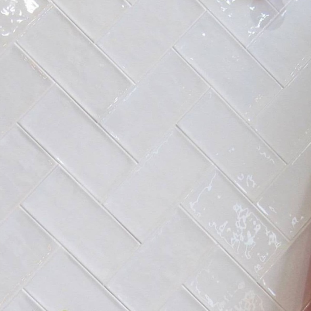 Ceramica Etnia Blanco Brillante 10x20 cm