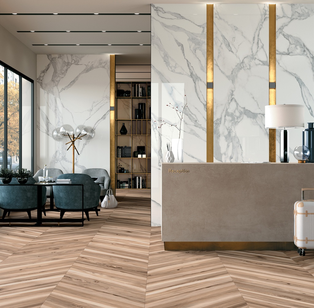 Porcelanato Jw02 Calacattareale Mate Rectificado 60x119,7 cm