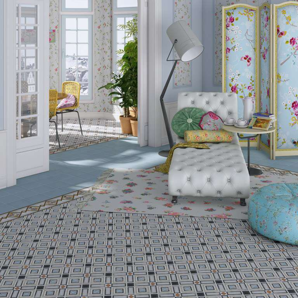 Porcelanato Vodevil Nube Mate 20x20 cm