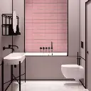 Cerámica Acqua Rosa Mate 6,5x25,6 cm